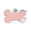 MyFamily Basic Handmade Bone Pet ID Tag - Small - Pink -Pet Products Store myfamilybasichandmadebonepetidtag small pink 1