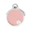 MyFamily Basic Handmade Pet ID Tag - Small - Pink -Pet Products Store myfamilybasichandmadepetidtag small pink 1