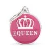 MyFamily Big Circle The Queen Pet ID Tag - Medium -Pet Products Store myfamilybigcirclethequeenpetidtag medium 1