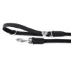 MyFamily Bilbao Dog Leash In Fine Crafted Leatherette And Rope - Medium -Pet Products Store myfamilybilbaodogleashinfinecraftedleatheretteandrope medium black 1