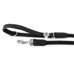 MyFamily Bilbao Dog Leash In Fine Crafted Leatherette And Rope - Medium
