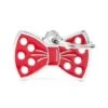 MyFamily Bow Tie Pet ID Tag - Red -Pet Products Store myfamilybowtiepetidtag red 1