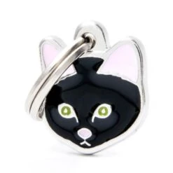 MyFamily British Shorthair Cat Pet ID Tag - Black