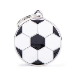 MyFamily Charms Big Soccer Pet ID Tag
