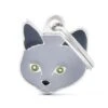 MyFamily Chartreux Pet ID Tag - Grey -Pet Products Store myfamilychartreuxpetidtag grey 1
