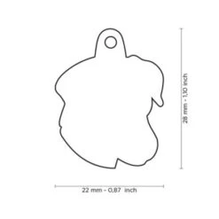 MyFamily Jack Russell Tricolour Dog ID Tag -Pet Products Store myfamilyjackrusselltricolourdogidtag 2