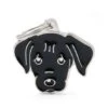 MyFamily Labrador Pet ID Tag - Black -Pet Products Store myfamilylabradorpetidtag black 1