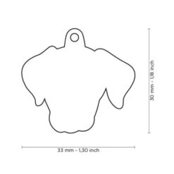 MyFamily Labrador Pet ID Tag - Black -Pet Products Store myfamilylabradorpetidtag black 2