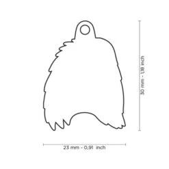 MyFamily Maltese Pet ID Tag - White -Pet Products Store myfamilymaltesepetidtag white 2