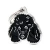 MyFamily New Black Poodle Dog ID Tag -Pet Products Store myfamilynewblackpoodledogidtag 1