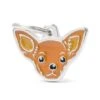 MyFamily New Chihuahua Dog ID Tag - Brown -Pet Products Store myfamilynewchihuahuadogidtag brown 1