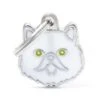 MyFamily Persian Cat Pet ID Tag - White 2 MyFamily Persian Cat Pet ID Tag - White -Pet Products Store myfamilypersiancatpetidtag white 1