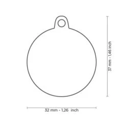 MyFamily Shine Big Circle Grey Glitter Black Bone Pet ID Tag 5 MyFamily Shine Big Circle Grey Glitter Black Bone Pet ID Tag -Pet Products Store myfamilyshinebigcirclegreyglitterblackbonepetidtag 2