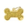MyFamily Shine Big Gold Glitter Bone Pet ID Tag 1 MyFamily Shine Big Gold Glitter Bone Pet ID Tag -Pet Products Store myfamilyshinebiggoldglitterbonepetidtag large 1