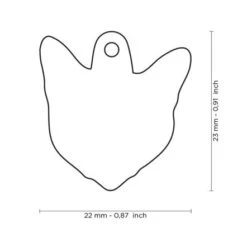 MyFamily Siamese Cat Pet ID Tag - Grey -Pet Products Store myfamilysiamesecatpetidtag grey 2