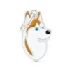 MyFamily White And Brown Siberian Husky Dog ID Tag 2 MyFamily White And Brown Siberian Husky Dog ID Tag -Pet Products Store myfamilywhiteandbrownsiberianhuskydogidtag 1