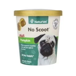 Naturvet SCC-No Scoot Dog 60ct Plus Pumpkin