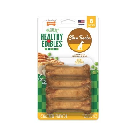 Nylabone Healthy Edibles All-Natural Long Lasting, 8 Count 3 Nylabone Healthy Edibles All-Natural Long Lasting, 8 Count