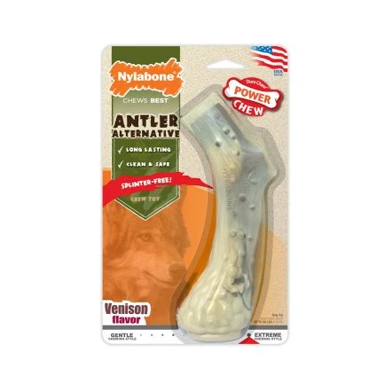 Nylabone Power Chew Antler Alternative Chew Toy 3 Nylabone Power Chew Antler Alternative Chew Toy
