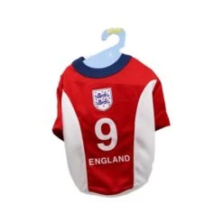 Olchi England Football Jersey Dog T-Shirt - Red -Pet Products Store olchienglandfootballjerseydogt shirt red 3