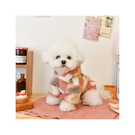 Olchi Foggy Hood Dog T-shirt - Indian Pink 4 Olchi Foggy Hood Dog T-shirt - Indian Pink - Image 2