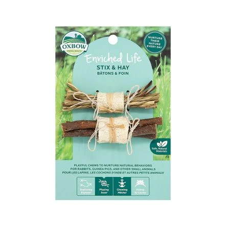Oxbow Enriched Life Stix & Hay 3 Oxbow Enriched Life Stix & Hay