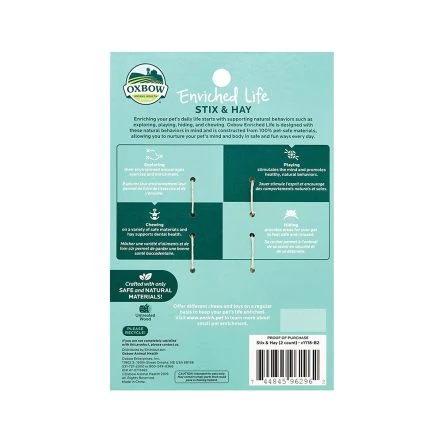 Oxbow Enriched Life Stix & Hay 5 Oxbow Enriched Life Stix & Hay - Image 3