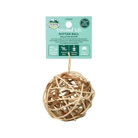 Oxbow Enriched Rattan Ball 3 Oxbow Enriched Rattan Ball