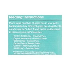 Oxbow Organic Meadow Hay, 425 G -Pet Products Store oxboworganicmeadowhay425g 2