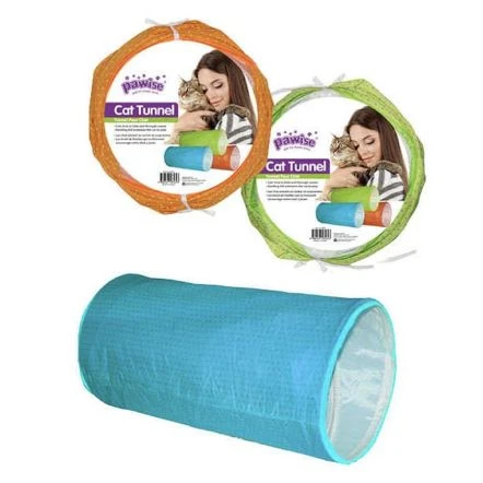 Pawise Cat Tunnel 50 X 25 Cm - Assorted 3 Pawise Cat Tunnel 50 X 25 Cm - Assorted