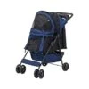 Pawise Foldable Pet Stroller, Red & Blue - 68L X 46W X 100H Cm -Pet Products Store pawisefoldablepetstrollerblue 68lx46wx100hcm 1