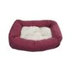 Pawise Pet Bed With Removable Pillow - Red - 50L X 45W X 10H Cm 2 Pawise Pet Bed With Removable Pillow - Red - 50L X 45W X 10H Cm -Pet Products Store pawisepetbedwithremovablepillow red 50lx45wx10hcm