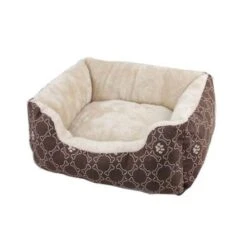 Pawise Square Coffee Dog Bed -Pet Products Store pawisesquarecoffeedogbed small 1