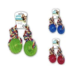 Pawise TPR Ball With Rope Handle