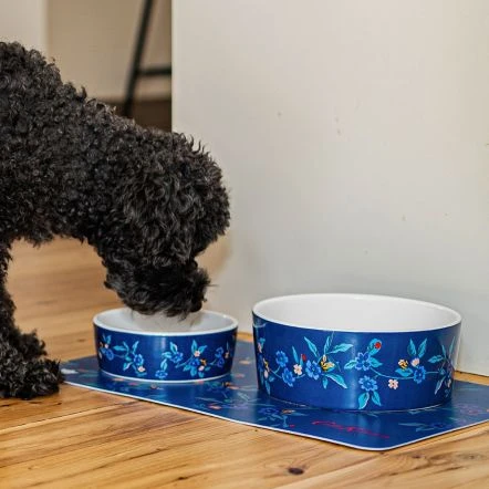 Pet Brands Flora Fauna Feeding Mat - 28L X 48W X 0.18H Cm 4 Pet Brands Flora Fauna Feeding Mat - 28L X 48W X 0.18H Cm - Image 2