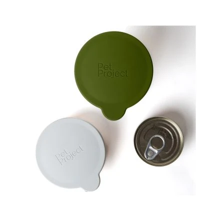 Pet Project Cover For Food Can - Cool Grey-Kombu Green - Pack Of 2 5 Pet Project Cover For Food Can - Cool Grey-Kombu Green - Pack Of 2 - Image 3
