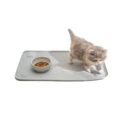 Pet Project Silicone Dining Mat - 48L X 30W Cm - Cool Grey -Pet Products Store petprojectsiliconediningmat 48lx30wcm coolgrey 8