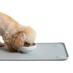 Pet Project Silicone Dining Mat - 48L X 30W Cm - Cool Grey -Pet Products Store petprojectsiliconediningmat 48lx30wcm coolgrey 9