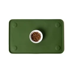 Pet Project Silicone Dining Mat - 48L X 30W Cm - Kombu Green -Pet Products Store petprojectsiliconediningmat 48lx30wcm kombugreen 2