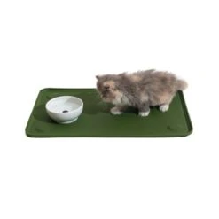 Pet Project Silicone Dining Mat - 48L X 30W Cm - Kombu Green -Pet Products Store petprojectsiliconediningmat 48lx30wcm kombugreen 9