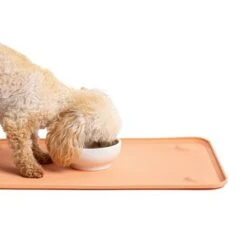 Pet Project Silicone Dining Mat - 48L X 30W Cm - Nude Peach -Pet Products Store petprojectsiliconediningmat 48lx30wcm nudepeach 9