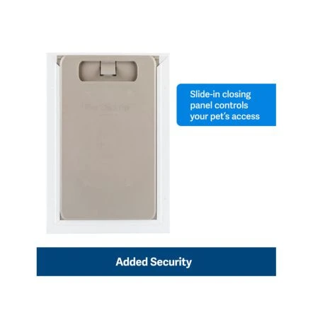 PetSafe Freedom Aluminum Pet Door - White 6 PetSafe Freedom Aluminum Pet Door - White - Image 4