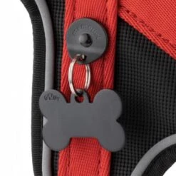 MyFamily Memopet Red Dog Collar -Pet Products Store porta tag pettorina