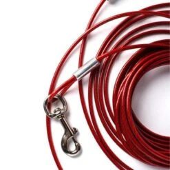 Prevue Medium-Duty Tie-out Cable, 10 Foot -Pet Products Store prevuemediumdutytie outcable10foot 2