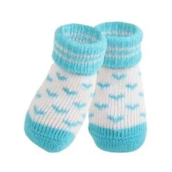 Puppia Angel Heart Sky Blue Dog Socks