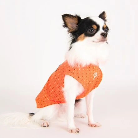 Puppia Bonnie Harness T-Shirt For Dogs - Orange 5 Puppia Bonnie Harness T-Shirt For Dogs - Orange - Image 3