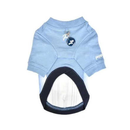 Puppia Caiden Pava T-Shirt For Dogs - Blue 3 Puppia Caiden Pava T-Shirt For Dogs - Blue