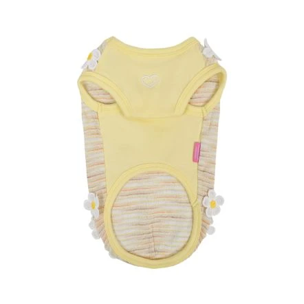 Puppia Jazlyn Sleeveless Shirts - Yellow 4 Puppia Jazlyn Sleeveless Shirts - Yellow - Image 2
