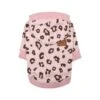Puppia Leopardess Dog Hooded Shirts - Indian Pink -Pet Products Store puppialeopardessdoghoodedshirts indianpink large 1