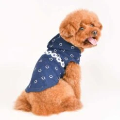 Puppia Leta Dog Hooded T-shirts, Navy -Pet Products Store puppialetadoghoodedt shirtsnavylarge 3